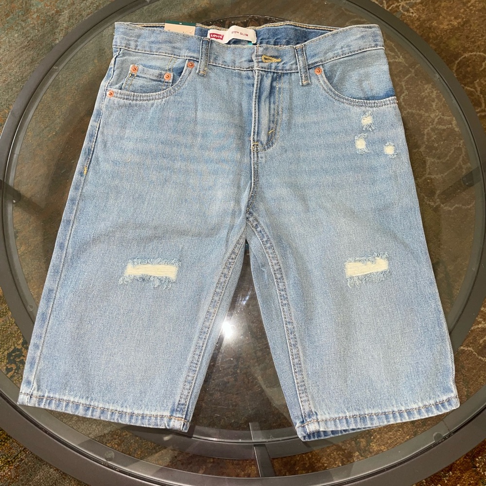 Levi’s 511 Slim Youth Denim Jean Short with Adjustable Waistband